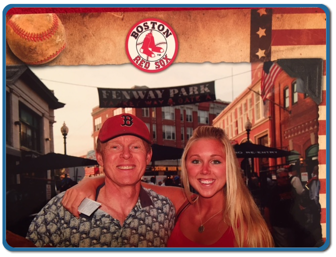 Corky has invented seven baseball products and played baseball at U.N.H. He and his daughter and son are fanatical RED SOX fans.